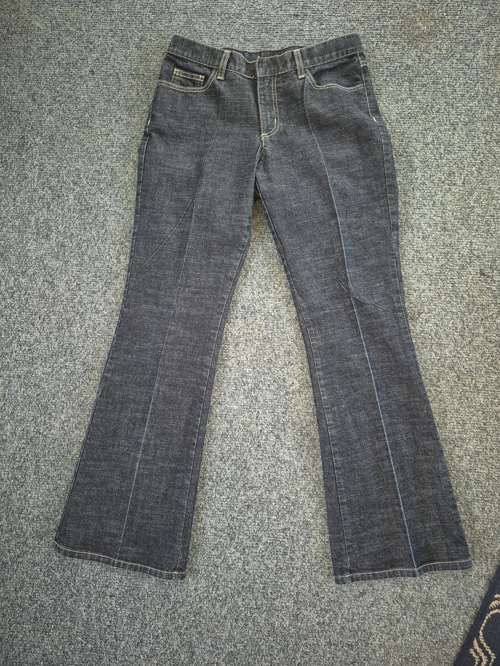 Kenneth Cole new york Dark Wash Low-rise Boot Cut Jeans-10